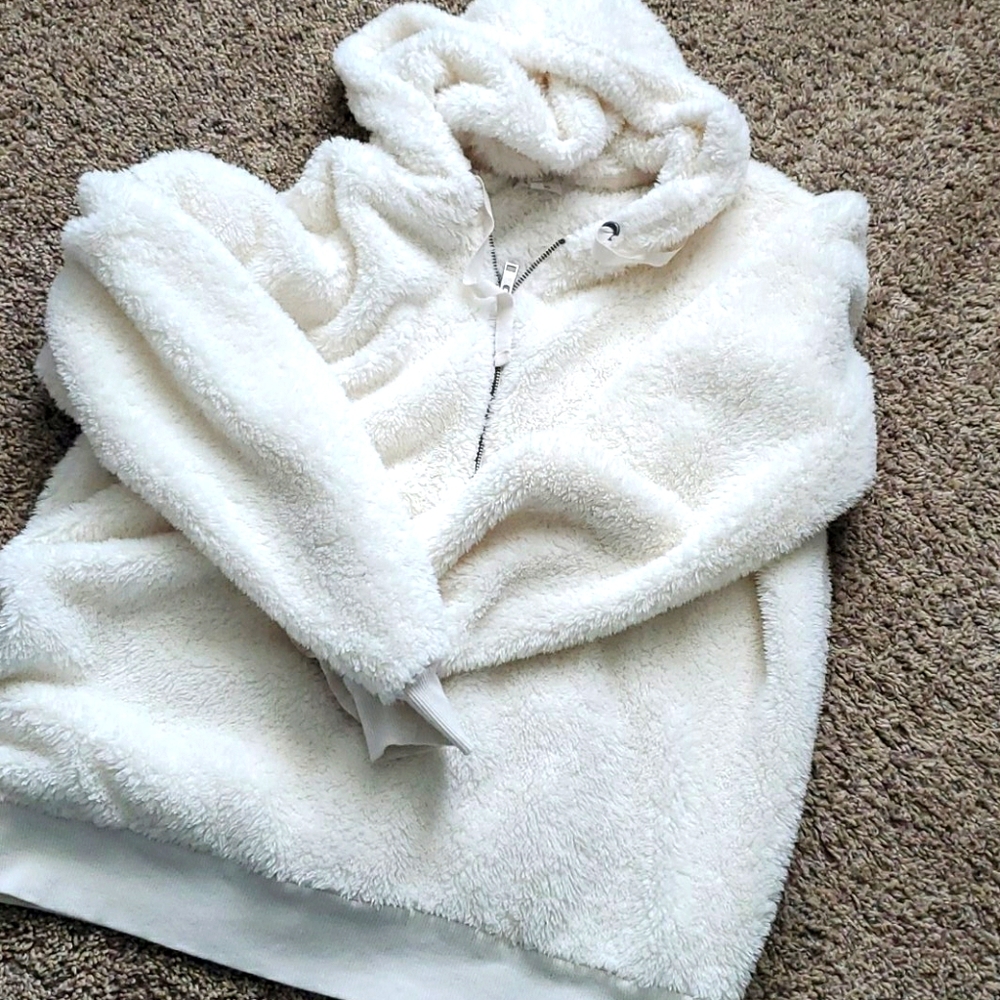 Oversized fluffy sweater